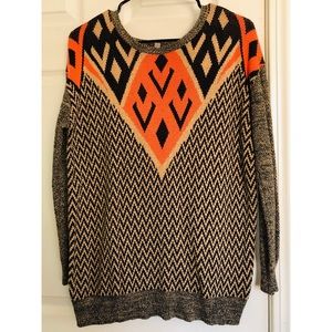 Geometric Patterned Sweater